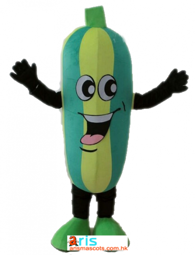 Adult Fancy Cucumber Mascot suit For Party  Carnival Outfits Custom Team Mascots Sports Mascot Costume Desuisement Mascotte Character Design Company