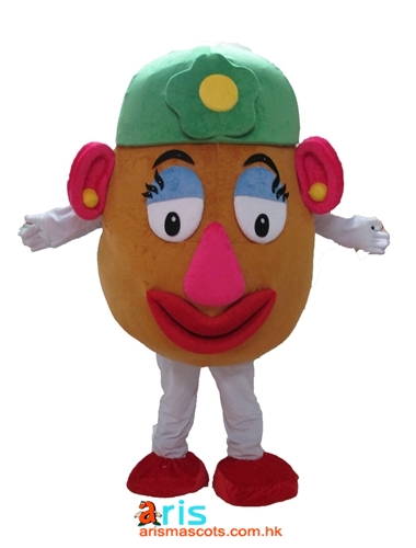 Adult Fancy Potato Mascot suit For Party  Carnival Cartoon Mascot Costumes for Kids Birthday Party Custom Mascots at Arismascots Character Design