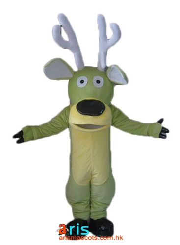 Fancy Adult Reindeer  Mascot Costume Christmas  Outfits Custom Mascot Costumes at ArisMascots Character Design