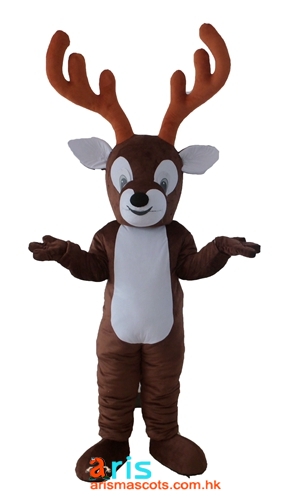 Adult Size Fancy Reindeer  Mascot Costume Christmas  Outfits Custom Team Mascots Sports Mascot Costume Desuisement Mascotte Character Design Company