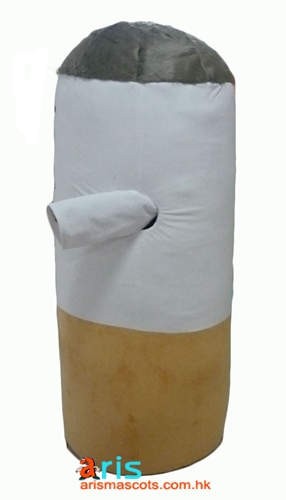 Adult Cigarette Mascot Costume Professional Advertising Mascots Design and  Production