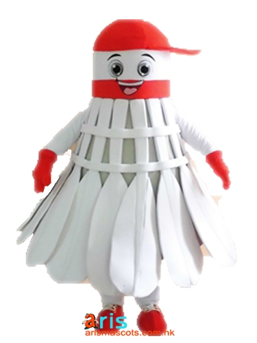 Adult Size Fancy Badminton Mascot Costume Custom Sports Mascot Costumes Professional Mascot Design Company