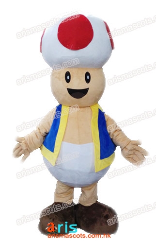 Adult Fancy Toad Mascot Costume Cartoon Character Mascot  Costumes for Birthday Party Custom Mascots