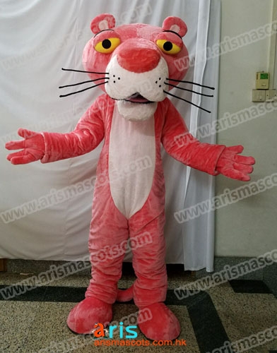 Adult Fancy Pink Panther Mascot Costume for Sale Cartoon Mascot Costumes for Events and Festivals Carnival Costumes