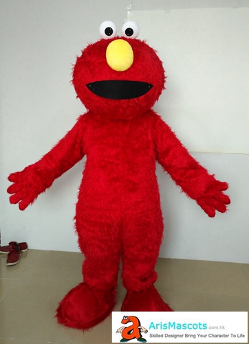 Full Body Elmo Costume Adult for Event Party Elmo Mascot Costume Cartoon Character Mascots for Sale