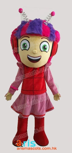 Adult  Beat Bugs Sing Kumi Mascot Costume Fancy Cartoon Character Mascots for Kids Party Professional Mascot Production