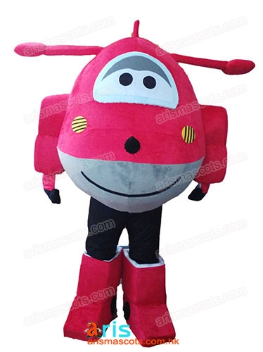 Cute Super Wings  Mascot Costume Fancy Cartoon Character Mascots for Kids Party Custom Mascot Costumes