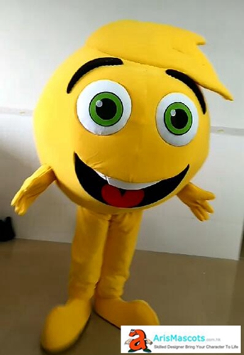 Adult Fancy Emoji Mascot Costume for Sale Emoji mascot suit for birthday party Advertising Mascots