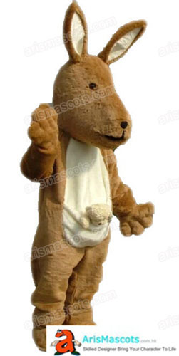 Fancy Kangaroo Mascot Costume For Party Funny Mascot Costumes For Sale Custom Mascots Design