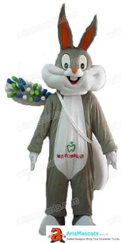 Fancy Easter Bunny Mascot Costume for Party Holiday Mascots Buy Professtional Mascots