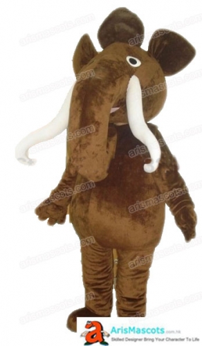Adult Fancy Ice Age Mammoth Mascot Costume Cartoon Character mascot costumes for party animal mascots production