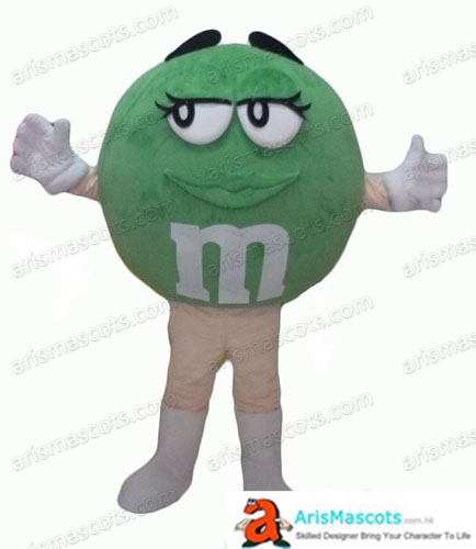 Mascot M Bean Costume-Adult Bean Fancy Dress Costume-Mascots Advertising