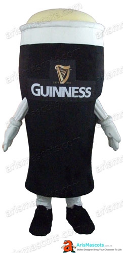 Adult Size Fancy Beer Cup Mascot Costume Advertising Mascots Custom Professional Mascot Costumes Design and Production