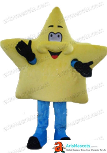 Full Body Costumes Mascots Custom Mascot Costumes for Sale Yellow Star Costume Adult