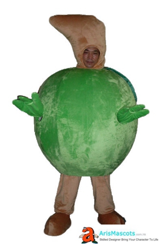 Deguisement Mascotte Fancy Fruit Mascot Costume Green  Apple Suit Advertising Mascots Custom Funny Mascot Costumes for Sale