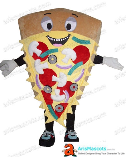 Funny Pizza Mascot Costume  Cosplay Dress Deguisement Mascotte Food Mascots for Sale Custom Professional Mascot Design Advertising Mascots