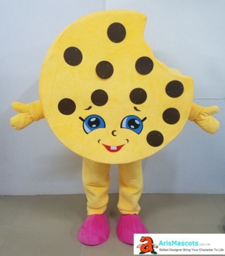 Adult Size Cute Cookie Cookie Mascot Costume Advertising mascots Custom Funny Mascot Costumes for Sale