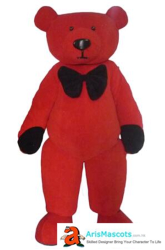 Adult Red Fancy Bear Mascot Costume For Party Buy Mascots Online Custom Mascot Costumes Animal Mascots Sports Mascot for Team Deguisement Mascotte