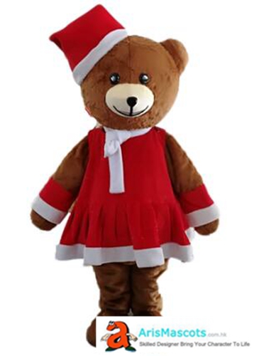 Adult Size Fancy Bear Mascot Costume For PartyBuy Mascots Online Custom Mascot Costumes Animal Mascots Sports Mascot for Team Deguisement Mascotte