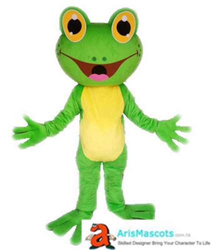 Adult Fancy Prince Frog Mascot Costume Deguisement Mascotte Custom Mascots Arismascots Professional Team Mascot Maker Company