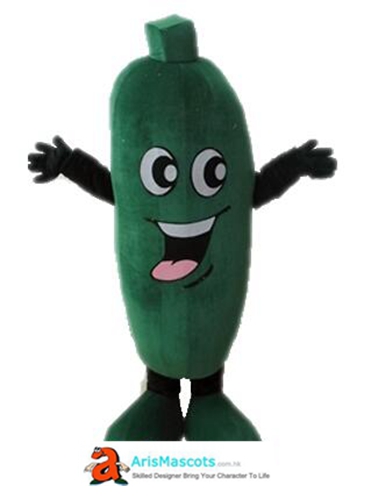 Adult Fancy Cucumber Mascot Costume Full Body Fancy Dress Plush Suit Vegetable Mascots Custom Made Mascots