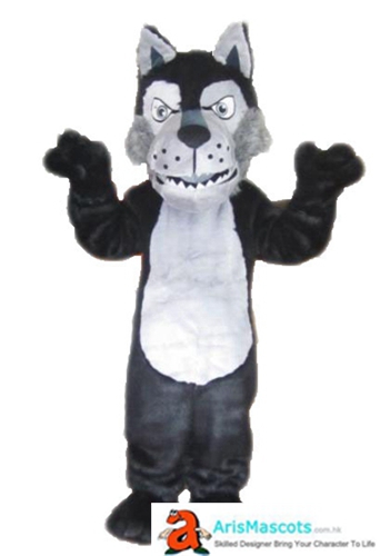 Adult Size Wolf Mascot Costume Custom Sport Mascots for Advertising Team Mascot for Sale Deguisement Mascotte Quality Mascot Maker Arismascots