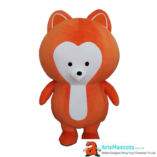 Giant Inflatable Fox Costume Custom Made Mascot Full Body Adult Size Fox Plush Suit Carnival Costumes