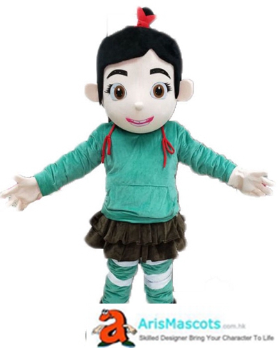 Adult Lovely Girl Mascot Costume For Party  Cartoon Mascot Costumes for Kids Birthday Party Custom Mascots at Arismascots Character Carnival Outfit