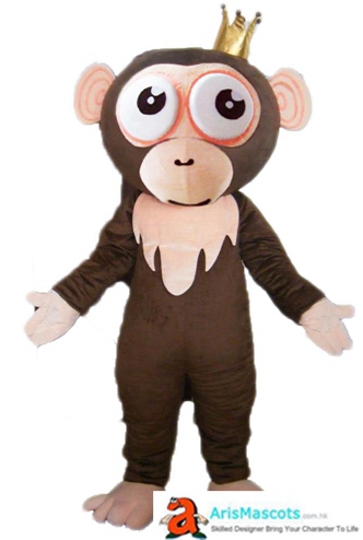 Adult Fancy Monkey Mascot Costume Buy Mascots Online Custom Mascot Costumes Animal Mascots Sports Mascot for Team Deguisement Mascotte