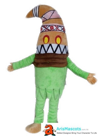 Buy Horn Mascot Suit Adult Full Fancy Dress Green Color