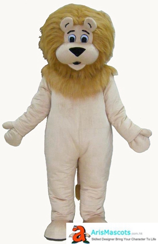 Fancy Lion Adult Mascot Costu Custom Animal Mascots for Advertising Team Mascot Character Design Deguisement Mascotte Quality Mascot Maker Arismascots