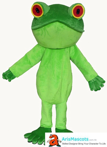 Frog Mascot Costume for Entertainment Carnival Costumes Character Design Halloween Dress Aris Mascots