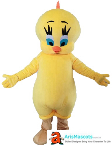 Adult Fancy Tweety Bird Mascot Costume Cartoon Character Costumes for Party Custom Mascots Made Character Costumes Design