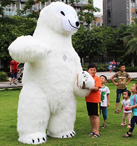 Giant Inflatable Bear Mascot Costume For Adults Stage Performance