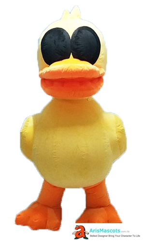 Huge Inflatable Duck Mascot Costume Giant Inflatable Duck Costume for Entertainment Adult Duck Costume Large Inflatable Duck Suit