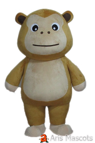 Monkey Mascot Costume Adult Fancy Dress, Custom Mascots Costumes