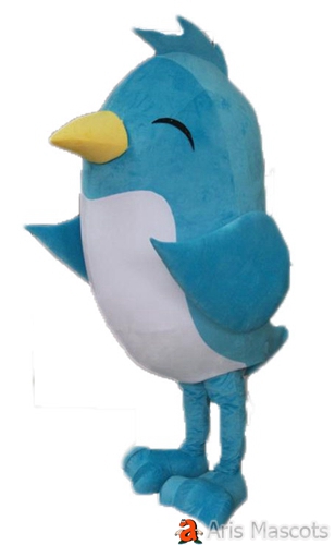 Blue Tweety Bird Costume Adult Full Mascot Suit Birds Mascots