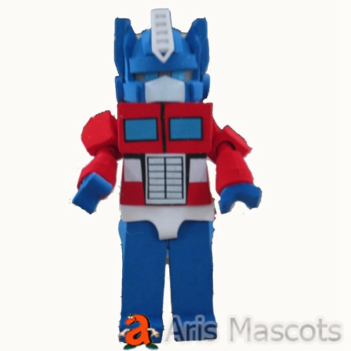 Transformer Optimus Mascot Costume Adult Full Outfit Foam Mascots Optimus Fancy Dress up