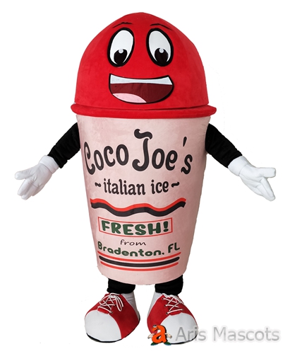 Ice Cream Costume Adult Full Fancy Dress Mascot Outfit for Brands Marketing Outdoor Using