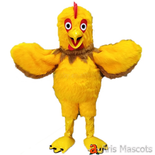 Yellow Chicken Outfit Adult Handmade Chicken Costume Mascot Halloween Costumes
