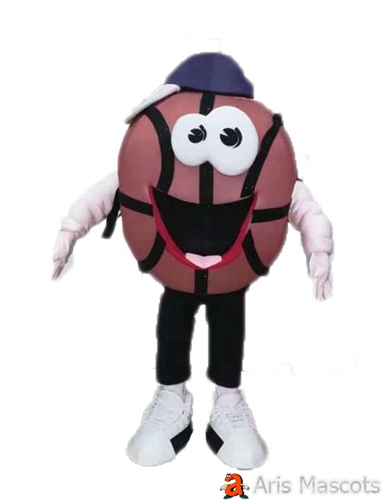 Funny Smile Giant Basketball Mascot Costume-Basketball Fancy Dress Full Mascot for Sports Team and Club