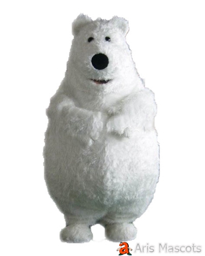 Fancy Polar Bear Mascot Adult Costume Buy Mascots Online Custom Mascot Costumes Animal Mascots Sports Mascot for Team Deguisement Mascotte