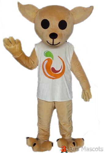 Mascot Kangaroo with shirt - Kangaroo Costume-Animal Mascots for Festival