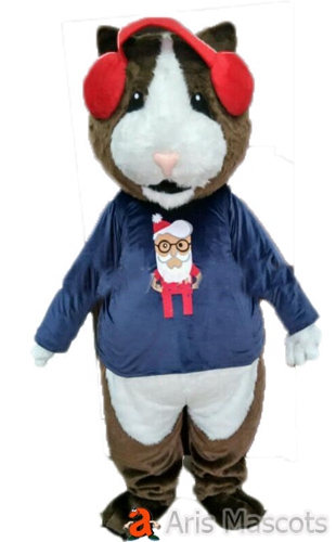 Cheap Mascot Costume Hamster Outfit Full Body Hamster Fancy Dress Receive as Displayed