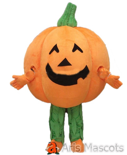Full Body Pumpkin Mascot Costume Pumpkin Halloween Fancy Dress Mascot Vegetables