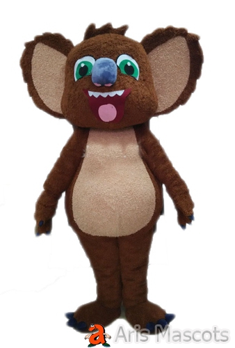 Funny Giant Brown Koala Mascot Costume-Disguise Koala Bear Outfit for Brand Marketing