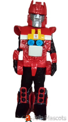 Red Robot Mascot. Robot Costume