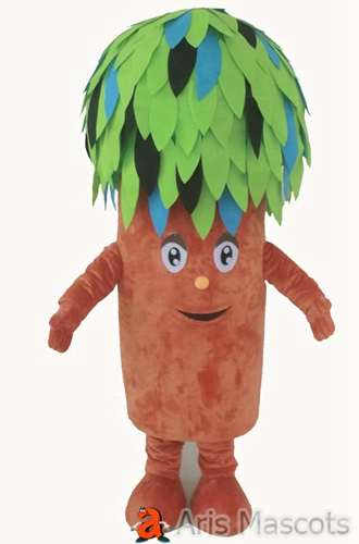 Tree Mascot Costume Giant Tree Fancy Dress Full Body Adult Suit Mascots Plants