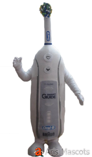 Full Body Electric Toothbrush Mascot Costume for Brand Marketing Funny Electric Toothbrush Fancy Dress