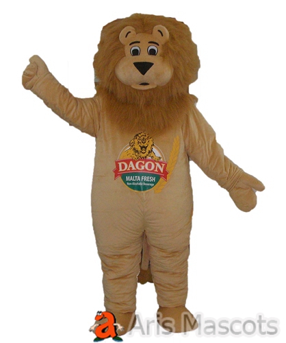 Purchase Cute Lion Mascot Costume, Adult Lion Fancy Dress